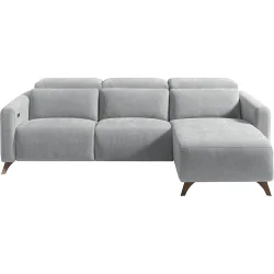 Sofá con chaiselongue derecha y 1 asiento relax eléctrico Oporto