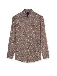 Camisa Regular Fit marrón 46