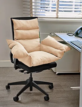 Komfort-Stuhlauflage champagner - 3Pagen - FashionsVida