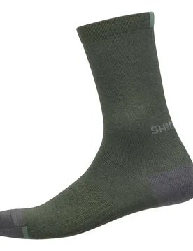 Calzini Lunghi Performance Wool Dark Olive - Shimano - FashionsVida