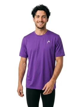 Slice Ii Short Sleeve T-shirt Purple XL - Head Racket - FashionsVida