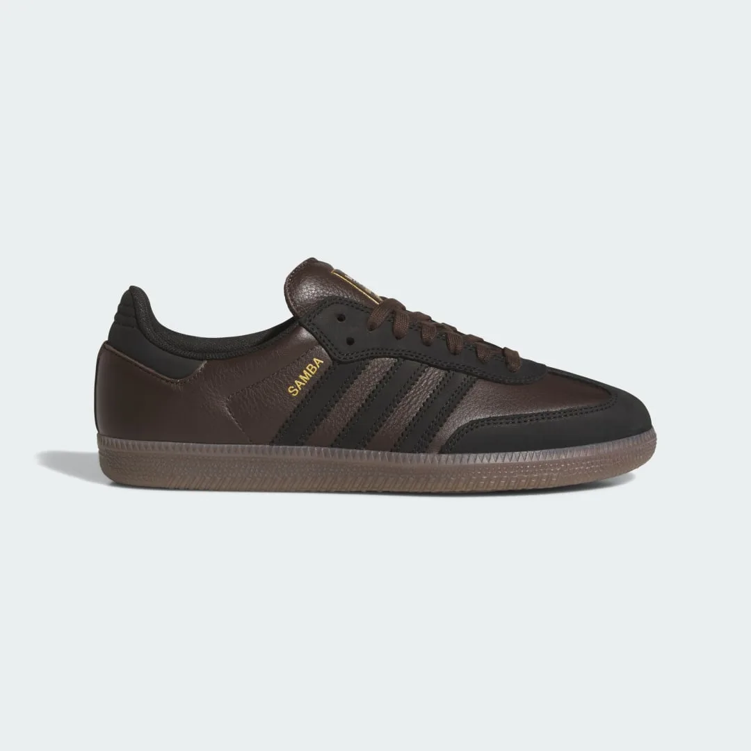 Scarpe SAMBA ADV 45 1/3 Dark Brown / Core Black / Gum - Adidas - FashionsVida