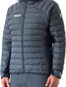 Doudoune de randonnée - Fitz Roy Warm Hoodie M Shadow Blue en Matières Recyclées - Taille M - Navy - Millet - FashionsVida