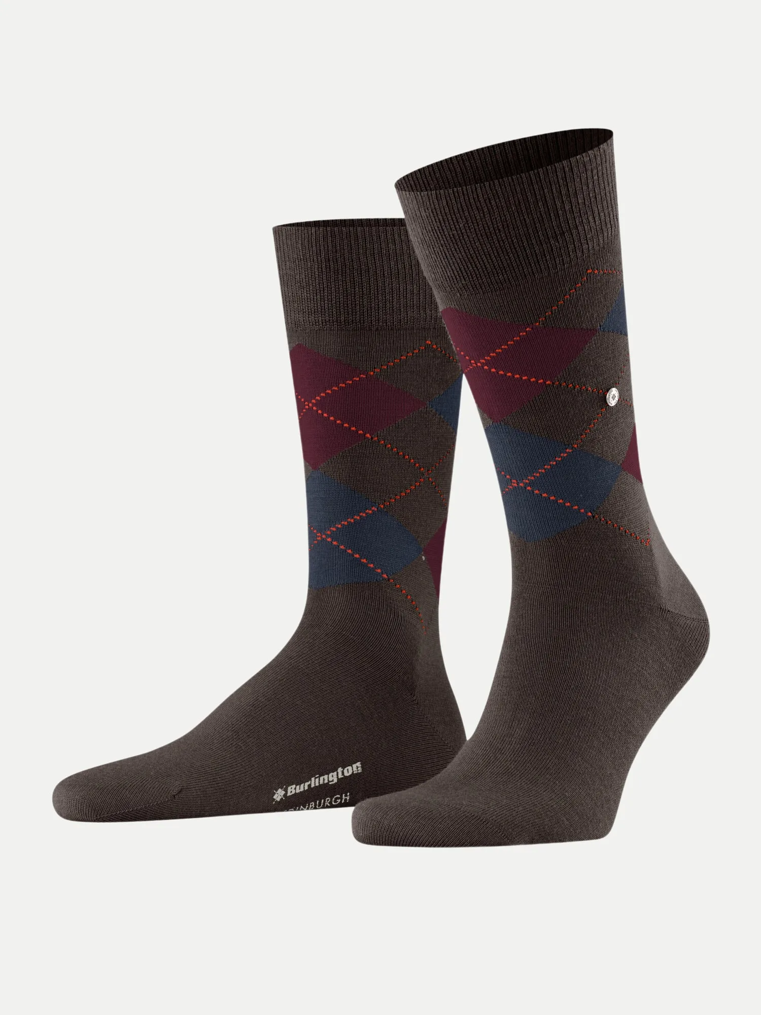 Falke Socken Edinburgh Braun 40-46 - Falke - FashionsVida