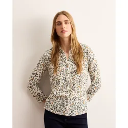 Camiseta de mujer manga francesa y cuello polo
