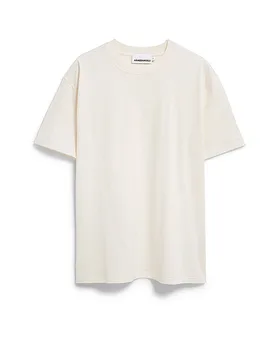 T-Shirt Relaxed Fit MAARKOS creme XL Herren - Armedangels - FashionsVida