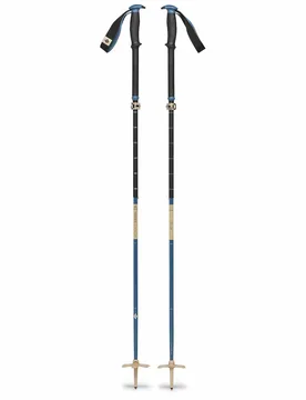 Bâtons de ski de randonnée - Traverse Compactor Creek Blue en Aluminium - Taille 135 cm - Bleu - Black diamond - FashionsVida
