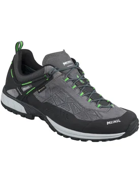 Chaussures de randonnée en GORE-TEX® - Top Trail GTX Grey Lime en Cuir - Taille 46 - Gris - Meindl - FashionsVida