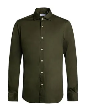 Hemd Herren Militärgrün 39,40,41,42,43,44,45 Herren - Boglioli - FashionsVida