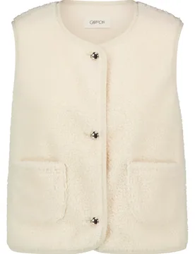 Sweat Jacke Kurz ohne Arm female - 40 - FashionsVida