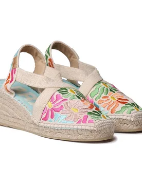 Pons Espadrilles Compensées Montjoi Mosaic EU 38 - Toni - FashionsVida