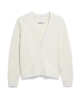 Cárdigan MENAAL crema L - Armedangels - FashionsVida