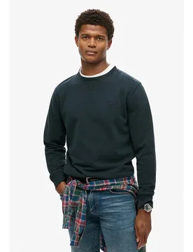 Felpa Essential Logo Eclipse Navy M - Superdry - FashionsVida