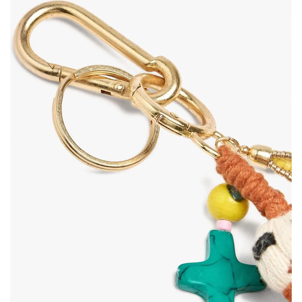 Llavero con charm de muñeco y flecos decorativos - Parfois - FashionsVida