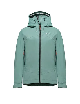 Damen Wanderjacke Ortles PTX 3L Hoodie mint 42 W - Salewa - FashionsVida