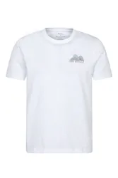 Lake District Short Sleeved Mens T-Shirt - Off White