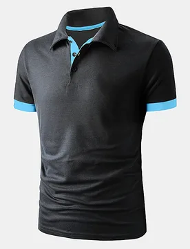 Plus Size 120KG New men's short sleeved polo shirt solid color street wear T-shirt men's spring and summer jogging sports top - Aliexpress - FashionsVida