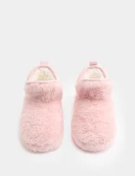 Kids' Borg Slipper Boots (4 Small-7 Large) Pink Female