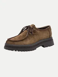 Halbschuh aus Leder Braun 39