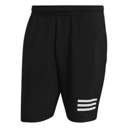 Mens Club Tennis 3-Stripes Shorts - Black/white - Size 2xl