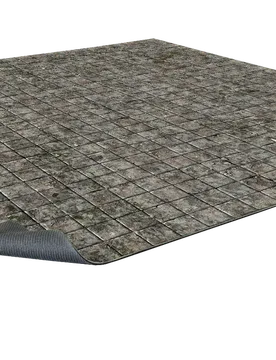 Modular Terrain: Fantasy Dungeon - Flagstone Floor Gaming Mat (Grid) - Battle Systems - FashionsVida