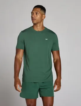 MP Men's Training Grid T-Shirt - Racing Green - XS - MyProtein - FashionsVida