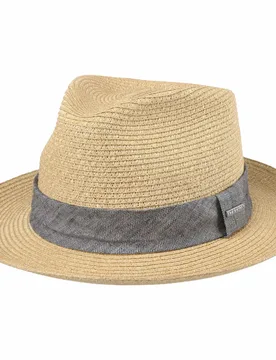 Lintano Toyo Straw Hat by - nature - Female - Size: XL (60-61 cm) - Stetson - FashionsVida