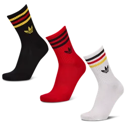 Mid Cut Crew 3 Pack Unisex Socken - Rot - Größe 37-39 Red 37-39
