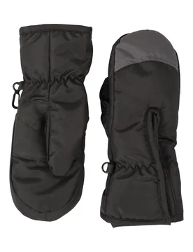 Kids Snow Mittens - Black - Black - Size: L - Mountain Warehouse - FashionsVida