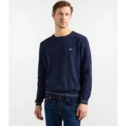 Harmont&Blaine - Jersey de hombre cuello redondo detalles