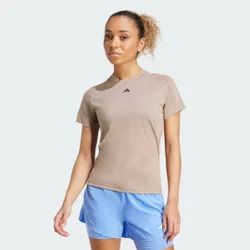 T-shirt AEROREADY Train Essentials Minimal Branding Crewneck XS Chalky Brown / Black
