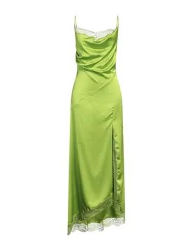Vestido largo Mujer Verde lima 36 Mujer - PINKO - FashionsVida