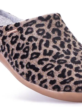 Donna Women's Extra Wide Slippers for Swollen Feet - Feline - Size: 4 XXW - Cosyfeet - FashionsVida