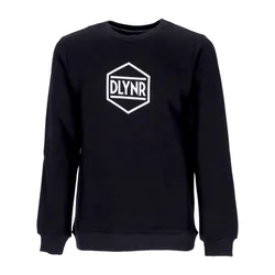 Felpa Girocollo Uomo Logo Crewneck Black