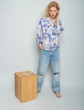 Damenbluse female - 42 - FashionsVida