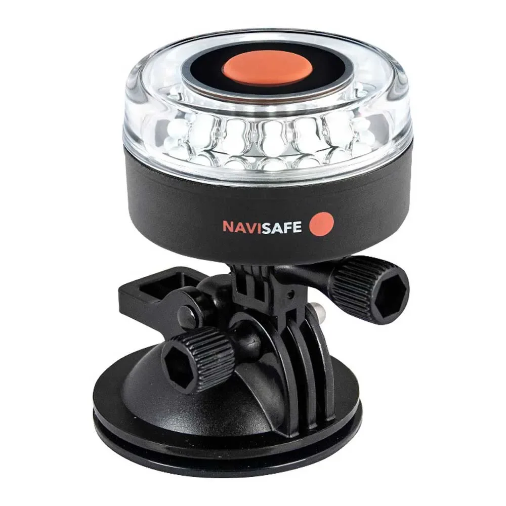 Suction Cup 360° Light White / Black One Size unisex - Navisafe - FashionsVida