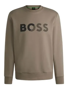 Sweat-shirt Salbo Tape Logo Light / Pastel Green L - BOSS - FashionsVida