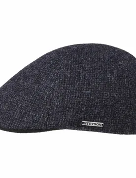 Texas Classic Wool Flat Cap by - navy - Size: S (54-55 cm) - Stetson - FashionsVida