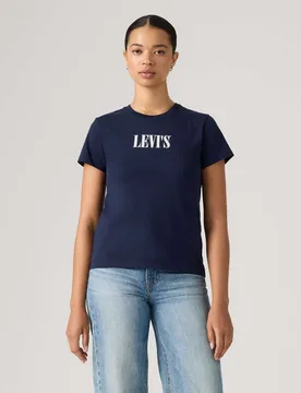 Levi's Cotton T-Shirt Navy female - Levi's - FashionsVida