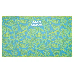 Serviette Microfiber Fishes Azure 80 x 140 cm