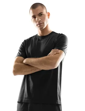 T-shirt à Manches Courtes Conquer Black 2XL - Siroko - FashionsVida