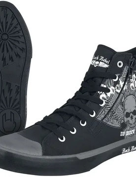 Rock Sneaker high - Walk The Line - EU41 bis EU46 - Größe EU44 - schwarz - Unisex - unisex - Rock Rebel by EMP - FashionsVida