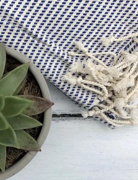 Logan Hammam Towel - Ebbflow Cornwall - FashionsVida