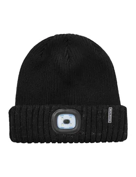 Waterproof Winter Unisex LED Roll Cuff Beanie - - Size: S-M - Sealskinz - FashionsVida