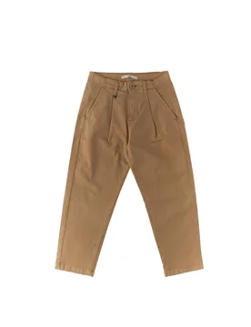 IDO Pantalone chino CAMMELLO M - iDO - FashionsVida