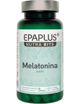 Complemento alimenticio Melatonina 60 cápsulas Nutrabits - Epaplus - FashionsVida