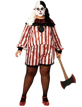 Clown Kostüm für Damen plus size - female - Atosa - FashionsVida