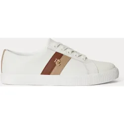 Zapatilla Janson II de mujer en piel con rayas laterales