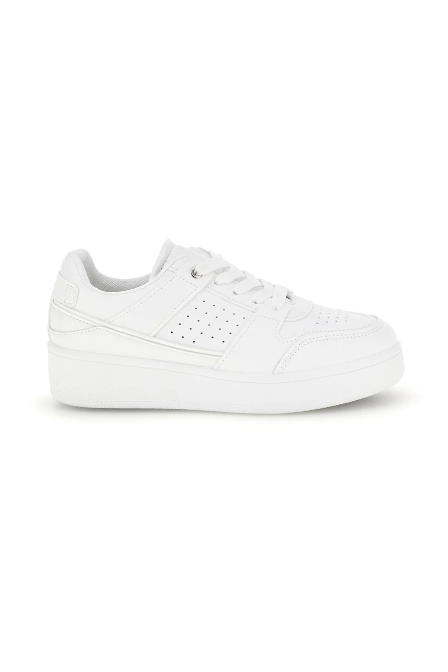 Sneakers bianche con suola platform BK26WTZ2 40 - THE FIRST - FashionsVida