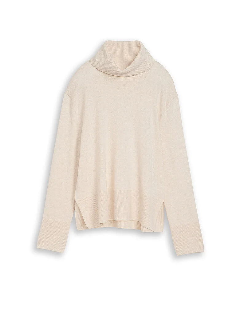 Rollkragenpullover creme M Damen - Tom tailor - FashionsVida